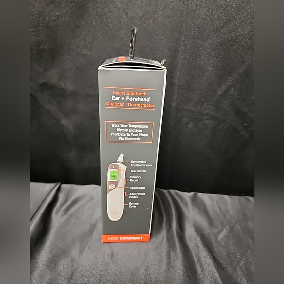 Mobi Connect Smart Bluetooth Ear & Forehead Dualscan Thermometer Track Progress - Picture 3 of 4